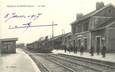 CPA  FRANCE 02 "Neuilly Saint Front, la gare" / TRAIN