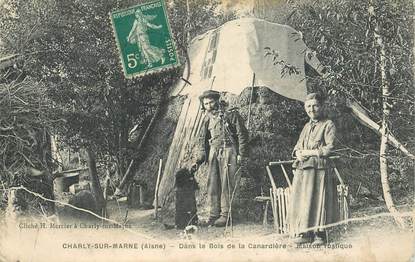 CPA  FRANCE 02 "Charly sur Marne, dans le Bois de la Canardière"