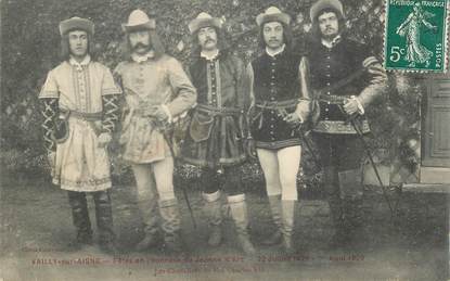 CPA  FRANCE 02 "Vailly sur Aisne, Fêtes en l'Honneur de Jeanne d'Arc, 1909"