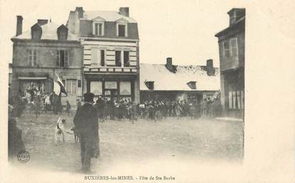 CPA FRANCE 03 "Buxières les Mines, Fête de Sainte Barbe"