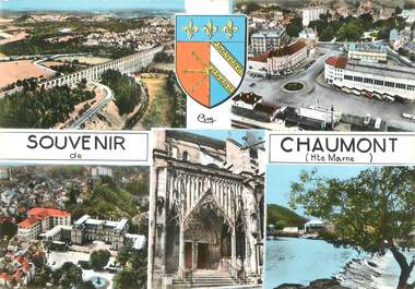 / CPSM FRANCE 52 "Souvenir de Chaumont"