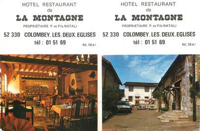 / CPSM FRANCE 52 "Colombey les Deux Eglises, hôtel restaurant de la Montagne"