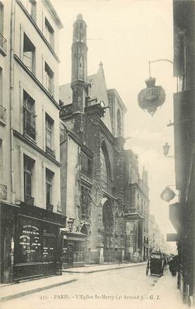 CPA  "Paris, IV ème, L'Eglise Saint Merry" / HOTEL