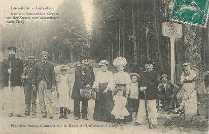 CPA FRANCE 54 "Lafrimbole, frontière franco allemande sur la route de Lafrimbole à Cirey"