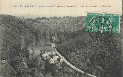 / CPA FRANCE 14 "Vallée de la Vère près de Condé sur Noireau, usine d'amiante"
