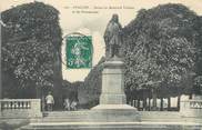 89 Yonne / CPA FRANCE 89 "Avallon, statue du Maréchal Vauban et les promenades"