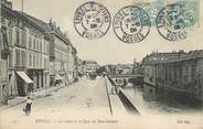 88 Vosge / CPA FRANCE 88 "Epinal, le canal et le quai des Bons Enfants"