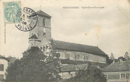 / CPA FRANCE 88 "Neufchâteau, église Saint Christophe"