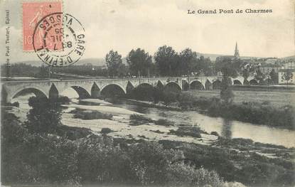 / CPA FRANCE 88 "Le Grand pont de Charmes"