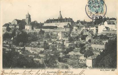 / CPA FRANCE 89 "Avallon, vue générale"