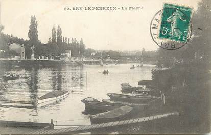 / CPA FRANCE 89 "Bry Le Perreux, la Marne"