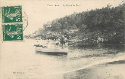 / CPA FRANCE 83 "Cavalière, la pointe du Layet"