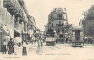 73 Savoie / CPA FRANCE 45 "Aix Les Bains, rue de Genève"