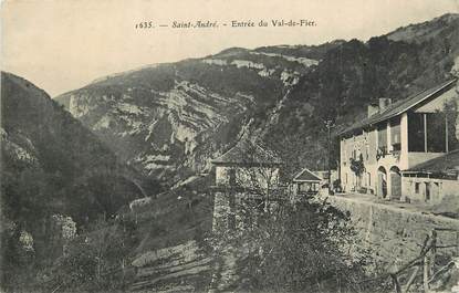 CPA FRANCE 74 "Saint André, entrée du Val de Fier"