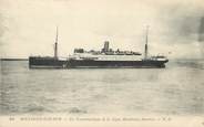 62 Pa De Calai / CPA FRANCE 62 " Boulogne sur Mer, un transatlantique de la ligne Hambourg America"