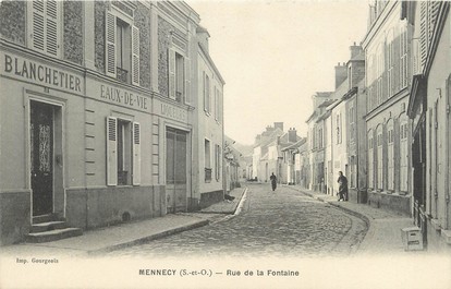 / CPA FRANCE 91 "Mennecy, rue de la fontaine"