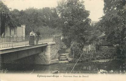 / CPA FRANCE 91 "Epinay sur Orge, nouveau pont du Breuil"