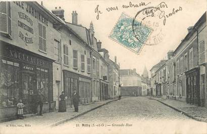 / CPA FRANCE 91 "Milly, grande rue"