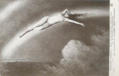/ CPA NU / SALON 1912 nr 1304 "H. Mosler, Iris la déesse de l'Arc en Ciel"