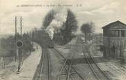 77 Seine Et Marne / CPA FRANCE 77 "Moret sur Loing, la gare, vue intérieure"