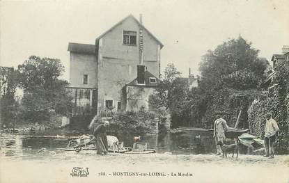 / CPA FRANCE 77 "Montigny sur Loing, le moulin"