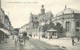 / CPA FRANCE 77 "Fontainebleau, rue Grand et l'église"