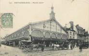 77 Seine Et Marne / CPA FRANCE 77 "Fontainebleau, marché couvert"