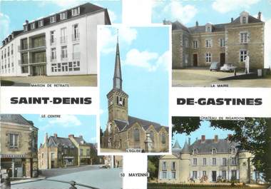 / CPSM FRANCE 53 "Saint Denis de Gastines"