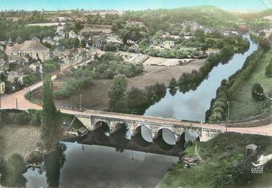 / CPSM FRANCE 53 "Saint Jean sur Mayenne, le pont"