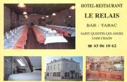 53 Mayenne / CPSM FRANCE 53 "Saint Quentin Les Anges, hôtel restaurant le relais "