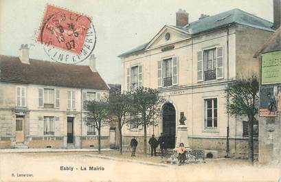 / CPA FRANCE 77 "Esbly, la mairie"