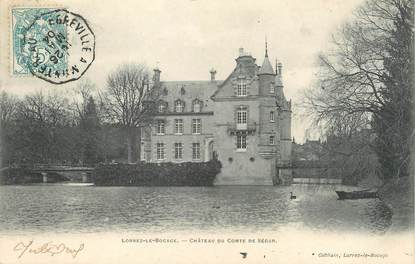 / CPA FRANCE 77 "Lorrez le Bocage, château du Comte de Ségur"