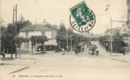 77 Seine Et Marne / CPA FRANCE 77 "Melun, l'avenue de la gare"