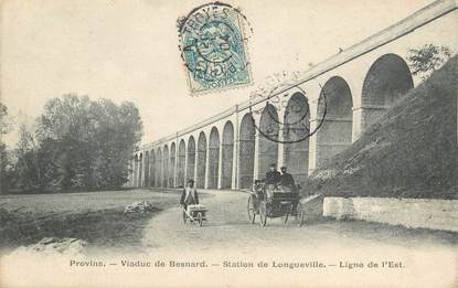 / CPA FRANCE 77 "Provins, viaduc de Besnard, station de Longueville"