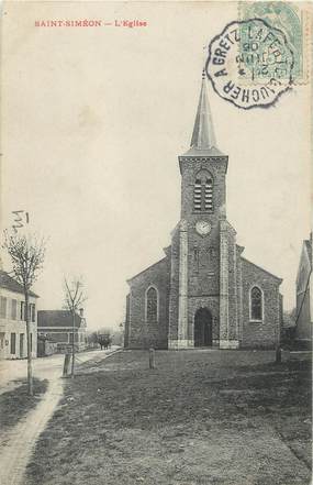 / CPA FRANCE 77 "Saint Siméon, l'église"