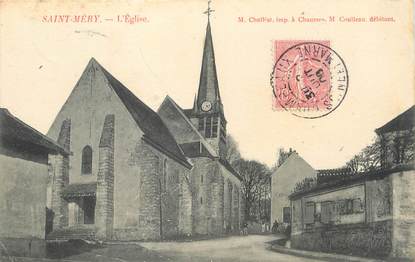/ CPA FRANCE 77 "Saint Méry, l'église"