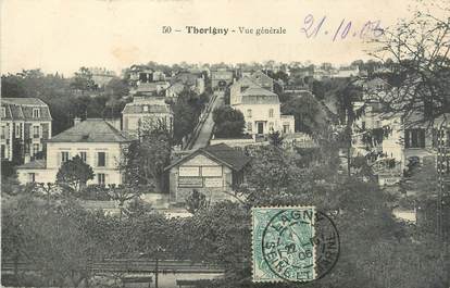/ CPA FRANCE 77 "Thorigny, vue générale"