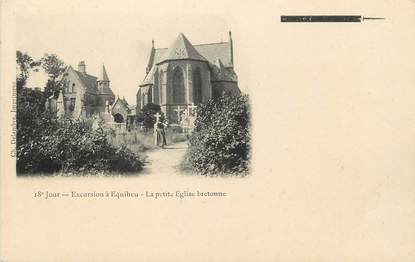 / CPA FRANCE 62 "Esquiheu, la petite église Bretonne"