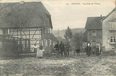 / CPA FRANCE 68 "Friesen, une rue du village"