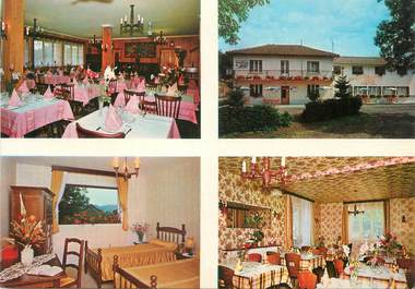 / CPSM FRANCE 70 "Ronchamp, hôtel restaurant Carrer, Le Rhien"