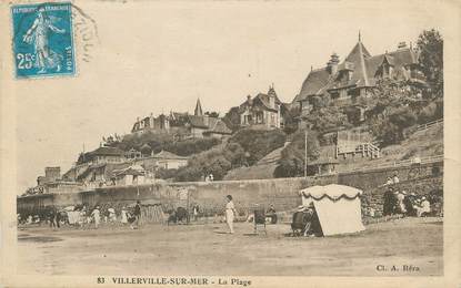 / CPA FRANCE 14 "Villerville sur Mer, la plage "