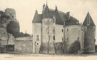 / CPA FRANCE 36 "Château de Lys Saint Georges en Berry"