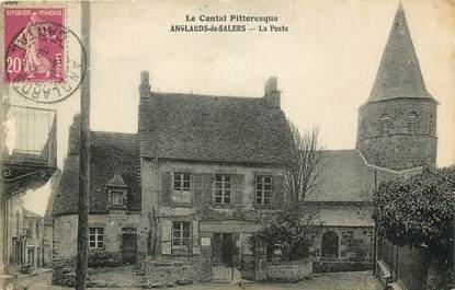 CPA FRANCE 15  "Anglards de Salers, la poste"