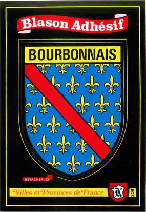 / CPM FRANCE 03 "Bourbonnais" / BLASON ADHESIF