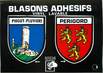 / CPM FRANCE 24 "Piegut Pluviers" / BLASON ADHESIF