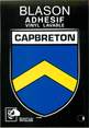 40 Lande / CPM FRANCE 40 "Capbreton" / BLASON ADHESIF