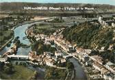 55 Meuse / CPSM FRANCE 55 "Dun sur Meuse, l'église et la Meuse "