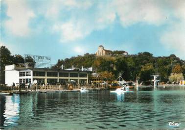 / CPSM FRANCE 55 "Dun sur Meuse, le lac vert et son casino"