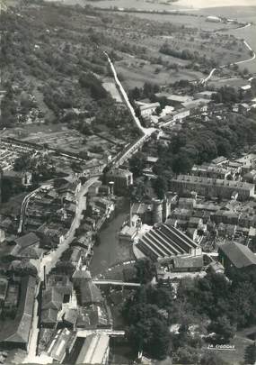 / CPSM FRANCE 55 "Ligny en Barrois, vue aérienne"