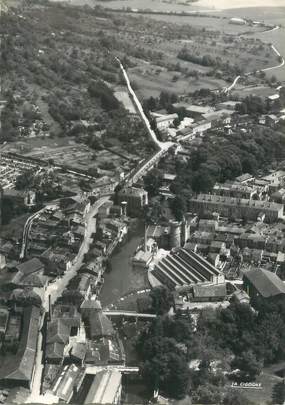 / CPSM FRANCE 55 "Ligny en Barrois, vue aérienne"